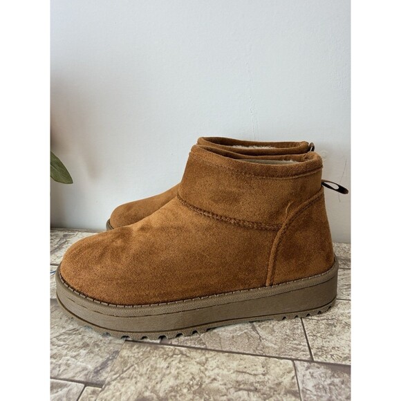 Sonoma Goods For Life Girl's Kazz Ankle Boots JL3 Cognac Size US:12 - Picture 8 of 13